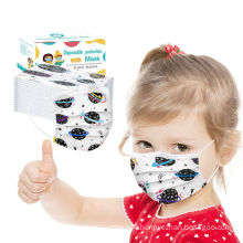 Custom Printing Halloween Mask Health Protection Disposable Star Pattern Girl Boy Masking Make Custom Kids Face Mack